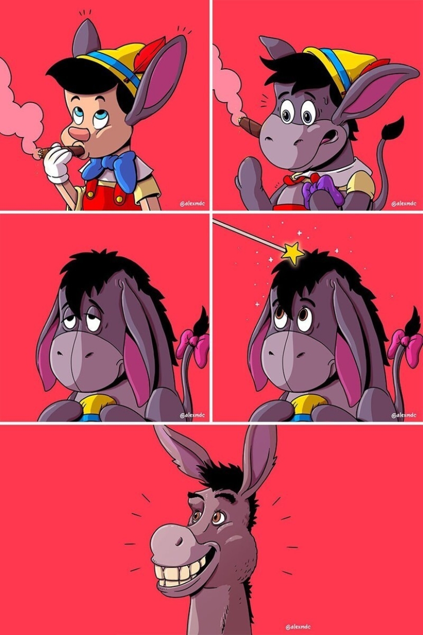 Disturbing behind-the-scenes Pop culture: comics for fans of black humor Disturbing behind-the-scenes Pop culture: comics for fans of black humor