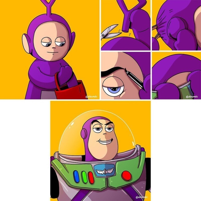 Disturbing behind-the-scenes Pop culture: comics for fans of black humor Disturbing behind-the-scenes Pop culture: comics for fans of black humor