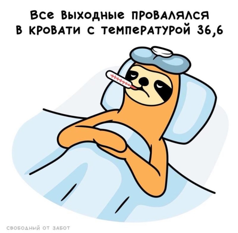 Do you recognize yourself? The author of the meme about the orange sloth continues to delight with his works about mother laziness