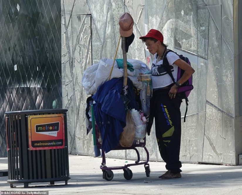 Does not wash so as not to be raped: the model, who became a homeless woman, refused help and returned to the streets