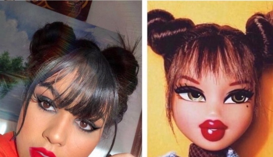 Doll face: Social media users do makeup like Bratz dolls
