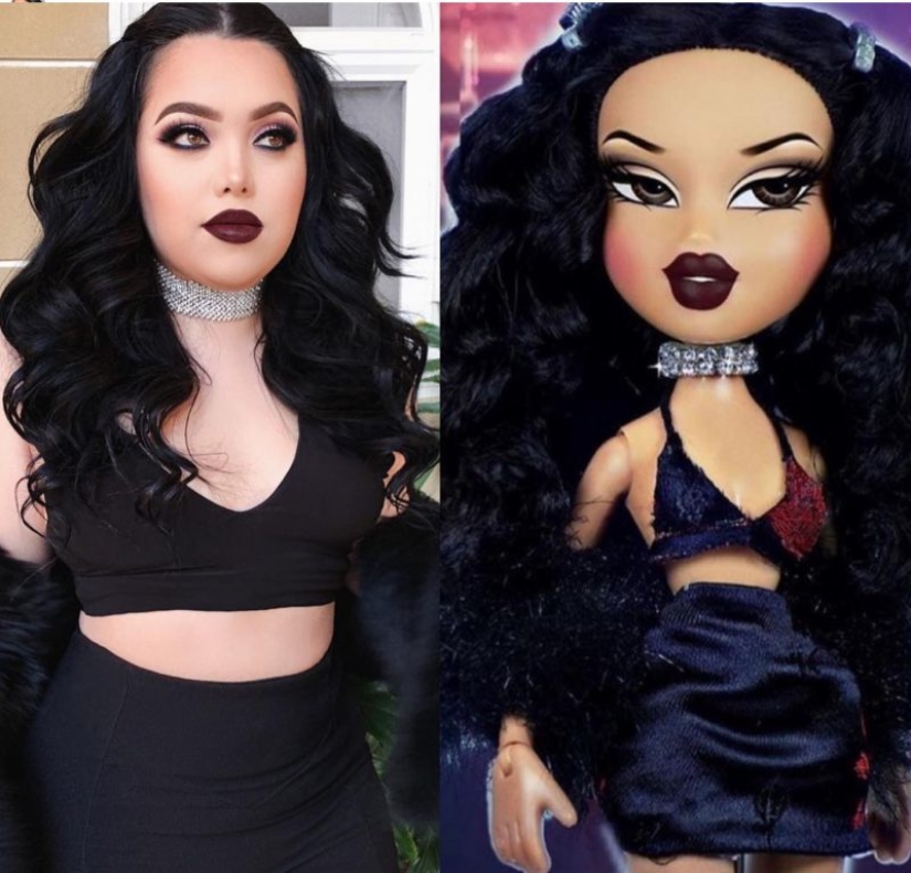 Doll face: Social media users do makeup like Bratz dolls