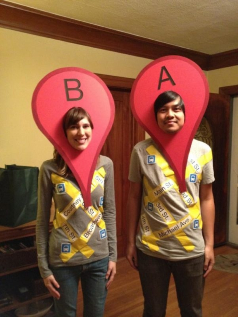 Each creature has a pair! 30 most unusual, funny and terrifying Halloween costumes for two Each creature has a pair! 30 most unusual, funny and terrifying Halloween costumes for two