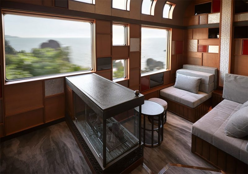 Echa un vistazo a Shiki-Shima — el tren más caro de Japón