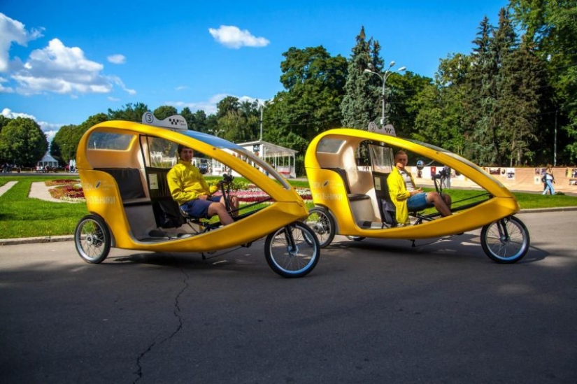 Ejemplos de los taxis más inusuales: 10 fotos.