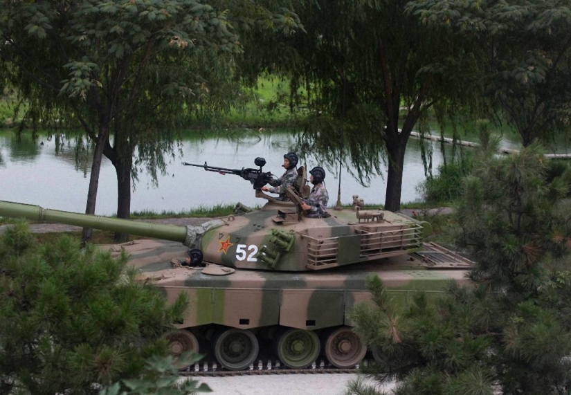 Ejército chino en acción