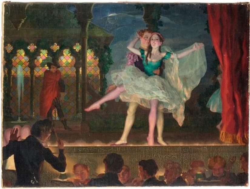 El arte de la danza a través de los ojos de los artistas rusos.