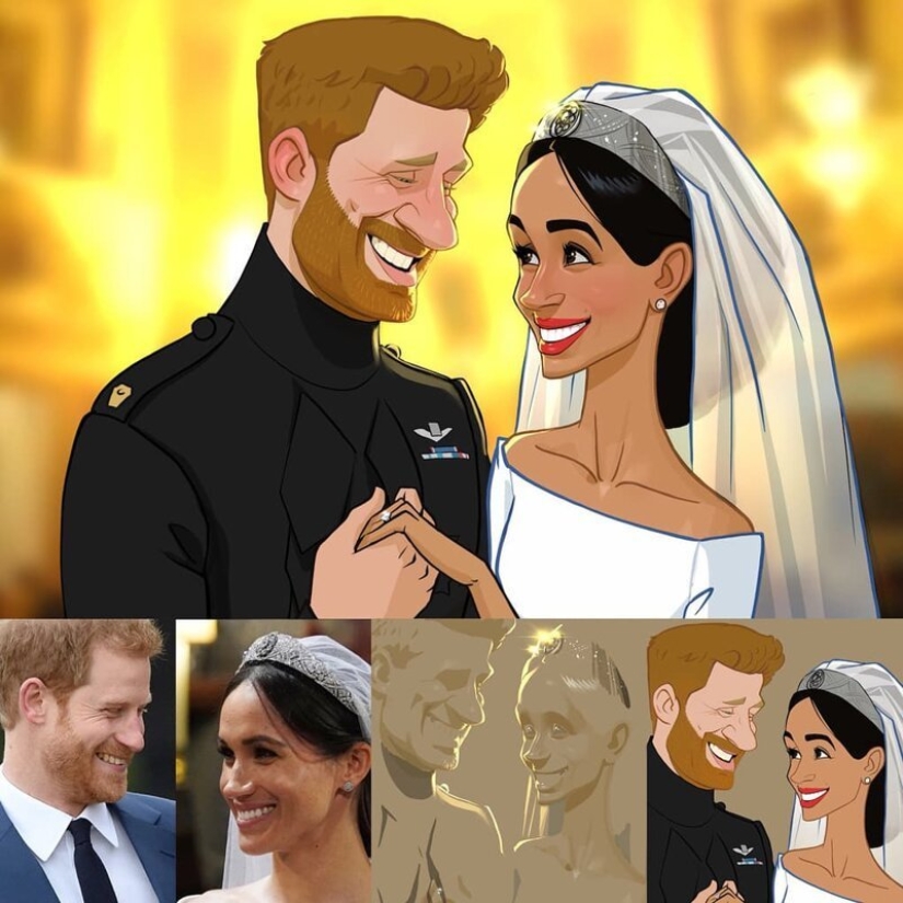 El artista chino Xi Ding retrata a celebridades en dibujos animados característicos El artista chino Xi Ding retrata a celebridades en dibujos animados característicos