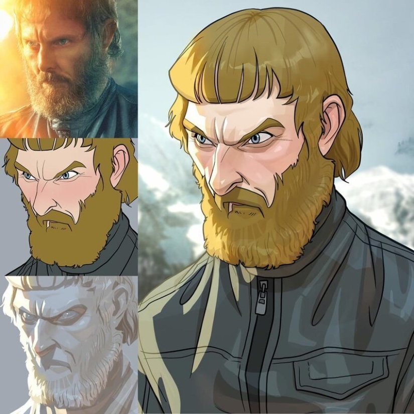 El artista chino Xi Ding retrata a celebridades en dibujos animados característicos El artista chino Xi Ding retrata a celebridades en dibujos animados característicos