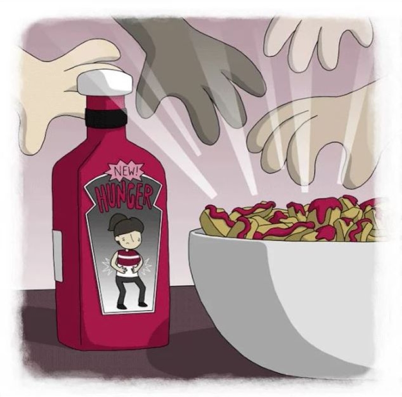 El artista hizo caricaturas divertidas de proverbios de todo el mundo, y eso es lo que salió de él El artista hizo caricaturas divertidas de proverbios de todo el mundo, y eso es lo que salió de él