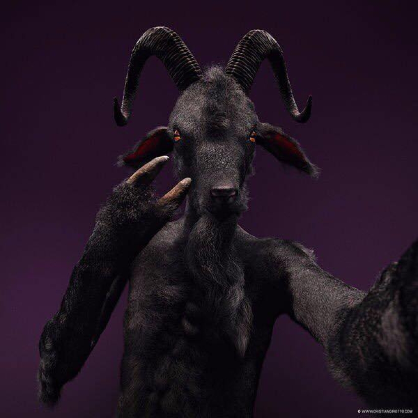 El artista italiano Christian Girotto ridiculizó la moda moderna en selfies El artista italiano Christian Girotto ridiculizó la moda moderna en selfies