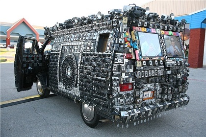 El artista vio un maravilloso coche fotográfico en un sueño y lo hizo realidad