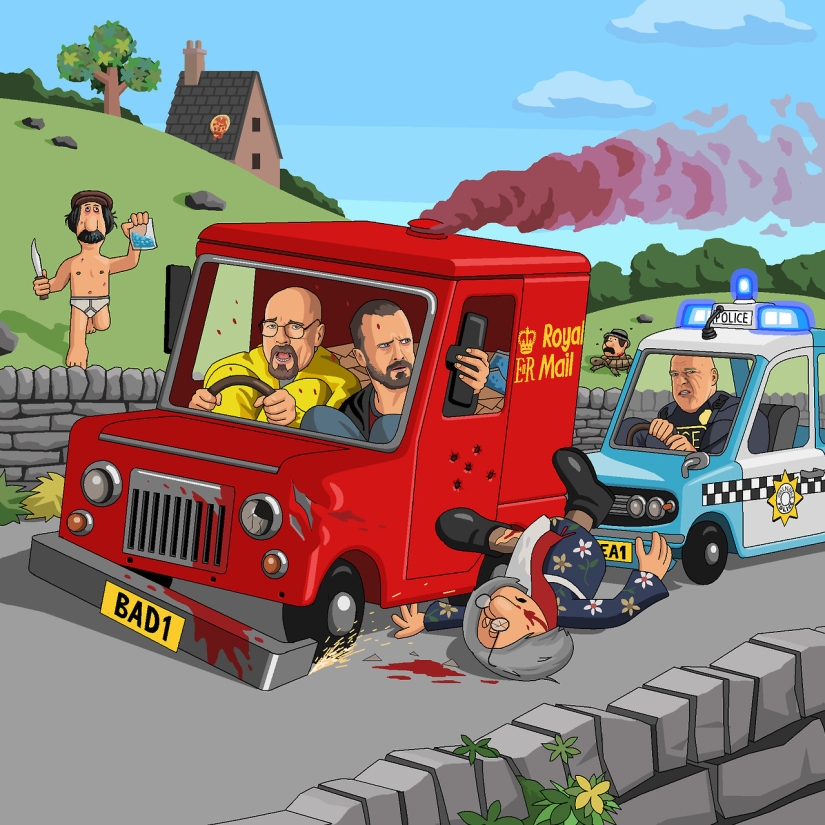 El británico representa en la pintura cualquier fantasía loca de los suscriptores