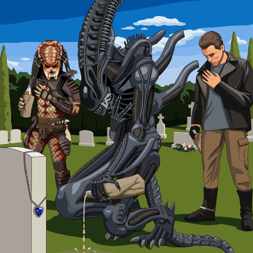 El británico representa en la pintura cualquier fantasía loca de los suscriptores