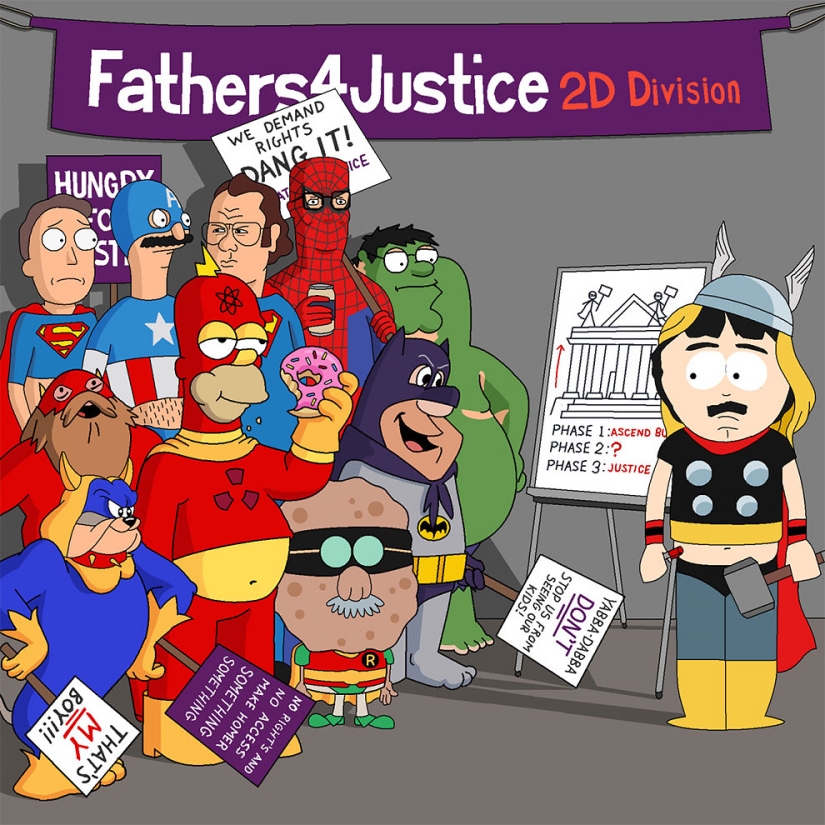 El británico representa en la pintura cualquier fantasía loca de los suscriptores