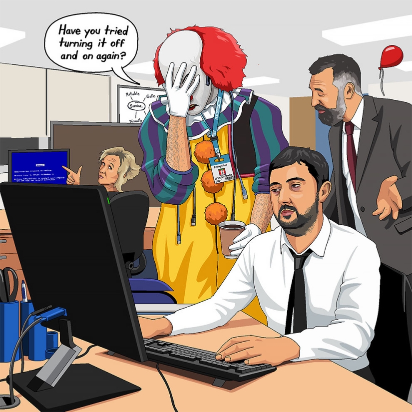 El británico representa en la pintura cualquier fantasía loca de los suscriptores