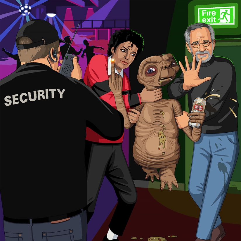 El británico representa en la pintura cualquier fantasía loca de los suscriptores