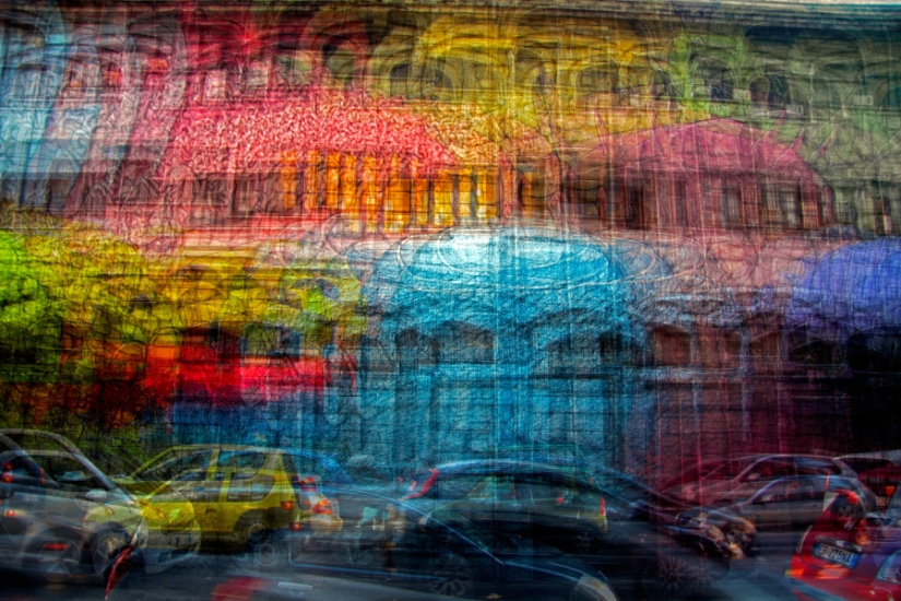 El bullicio de la metrópoli en fotos abstractas del italiano Alessio Trerotoli