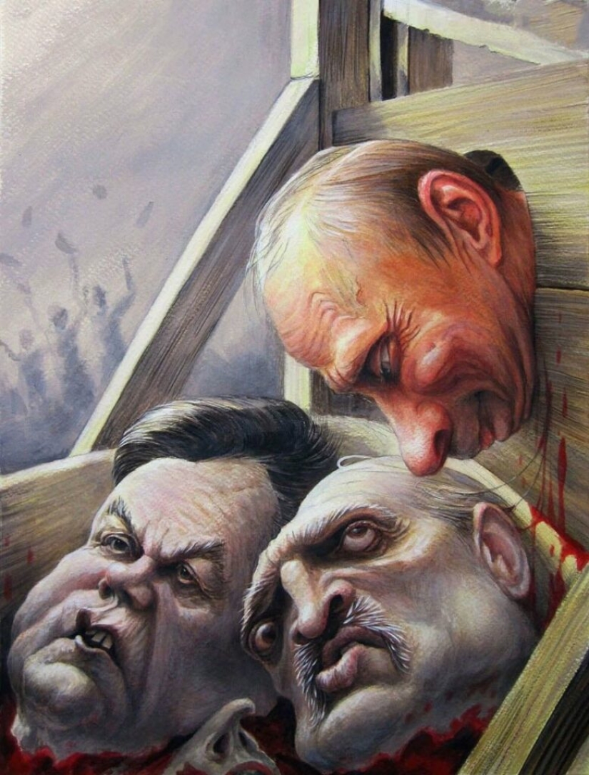 El caricaturista Denis Lopatin: "Si el rey no se ríe de los chistes, es hora de asfixiarlo con una almohada"