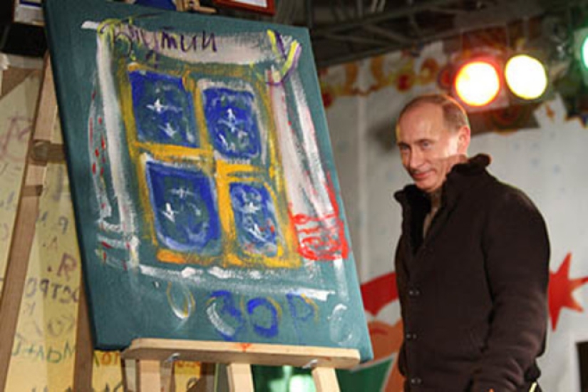 El dibujo realizado por Trump será subastado por 9.000 dólares. Pero está lejos de Medvedev