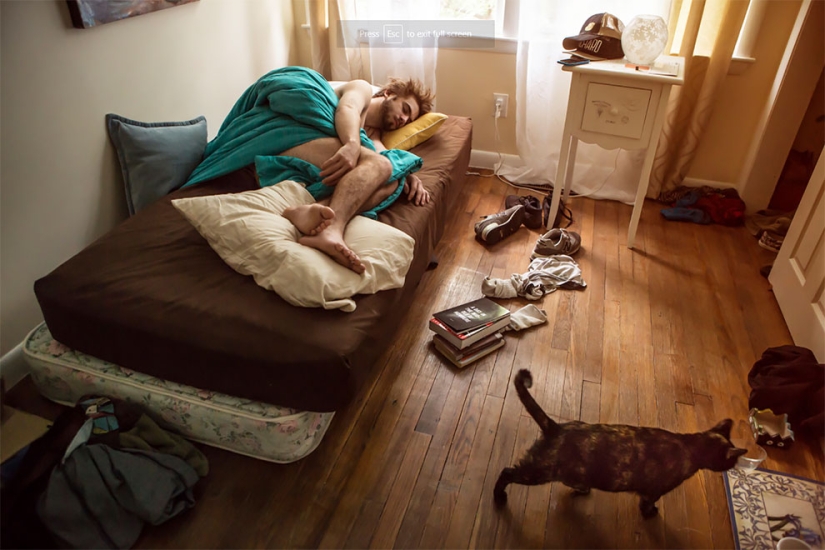 El ganador del concurso Getty Images mira las habitaciones americanas