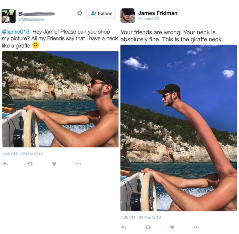 El genio de Photoshop continúa cumpliendo deseos demasiado literalmente