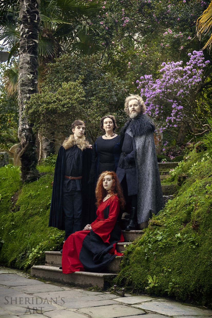 El hombre tiene una crisis de mediana edad y organizó una sesión de fotos al estilo de "Juego de Tronos"