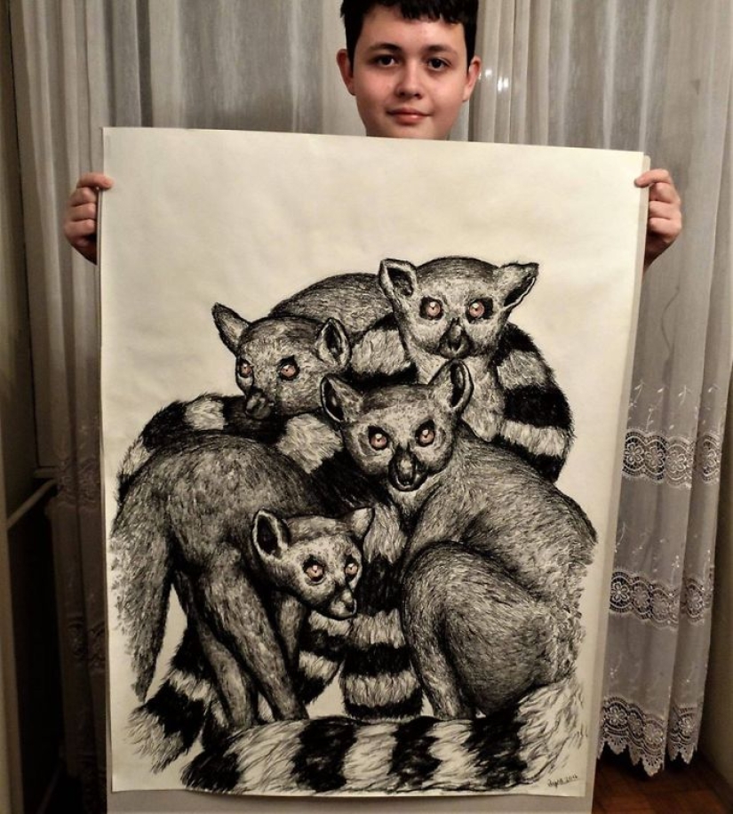 El joven serbio dibuja desde los dos años y ya está ilustrando enciclopedias El joven serbio dibuja desde los dos años y ya está ilustrando enciclopedias