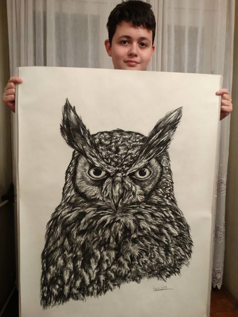 El joven serbio dibuja desde los dos años y ya está ilustrando enciclopedias El joven serbio dibuja desde los dos años y ya está ilustrando enciclopedias