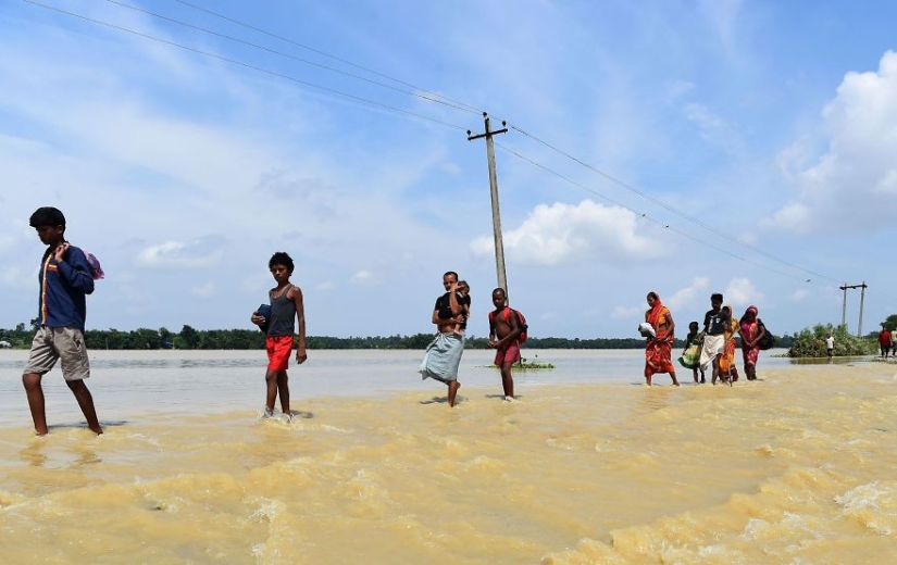 El sur de Asia sufre las peores inundaciones en una década, pero nadie habla de ello