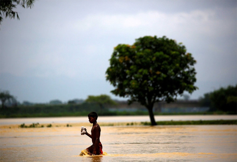 El sur de Asia sufre las peores inundaciones en una década, pero nadie habla de ello