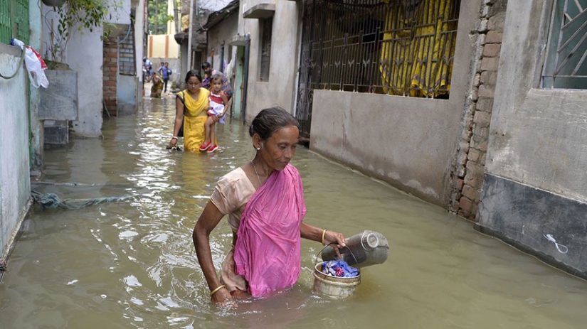 El sur de Asia sufre las peores inundaciones en una década, pero nadie habla de ello
