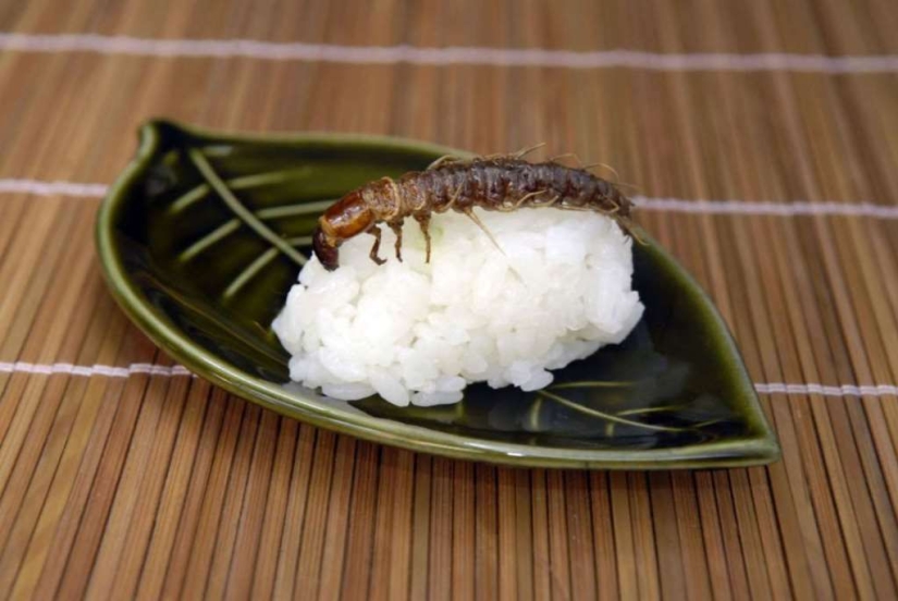 El sushi más exótico del mundo.