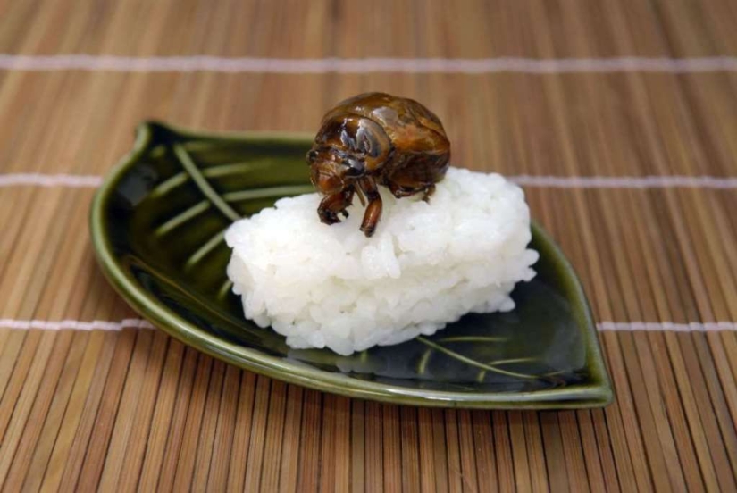 El sushi más exótico del mundo.