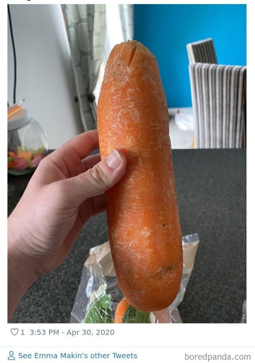 El tamaño importa! 30+ ejemplos, cuando los mensajeros trajeron el gigante de frutas y verduras