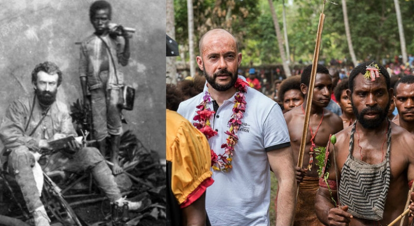 El tataranieto de Miklukho-Maklay visitó la tribu papú, que su antepasado exploró hace 150 años