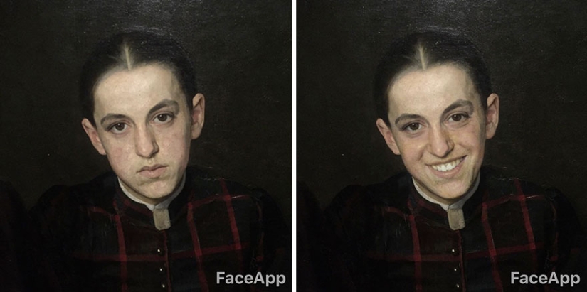 El tipo va a museos y "se burla" de retratos antiguos con la aplicación FaceApp
