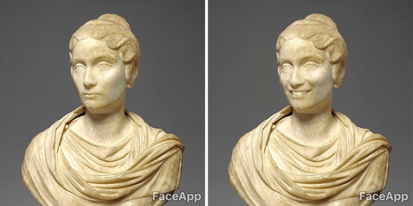 El tipo va a museos y "se burla" de retratos antiguos con la aplicación FaceApp