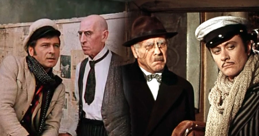 Elegir la mejor versión de la película "12 sillas": Gaidai o Zakharov?