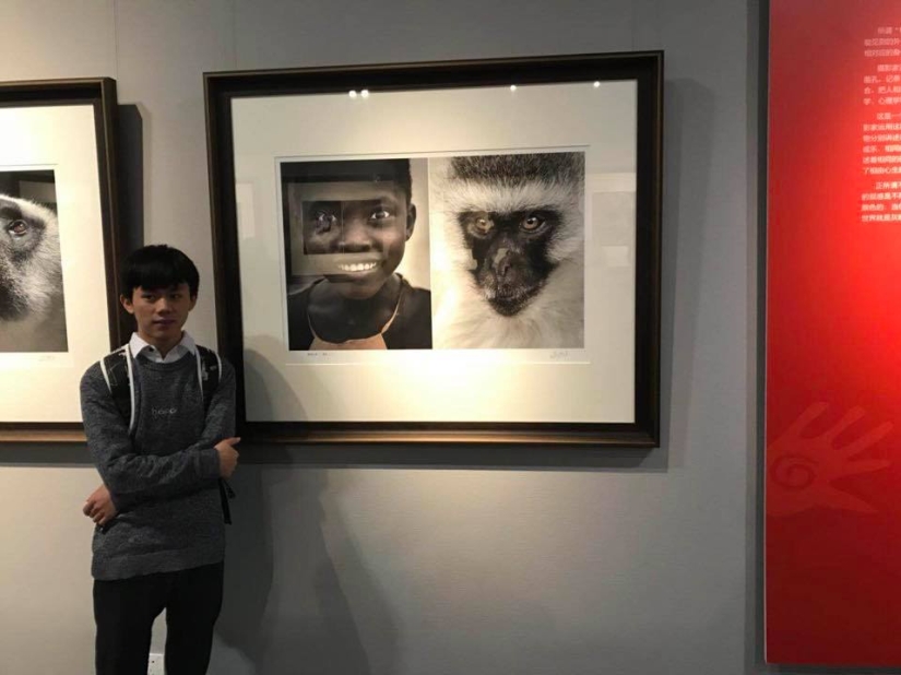 En China, se cerró una exposición fotográfica, donde los africanos fueron comparados con animales salvajes En China, se cerró una exposición fotográfica, donde los africanos fueron comparados con animales salvajes
