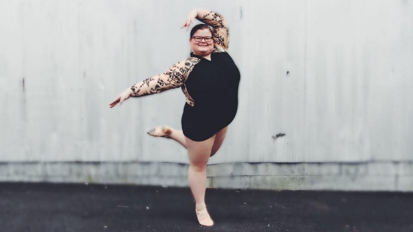 En el formato de tallas grandes: esta bailarina demostró al mundo que también puede ser elegante