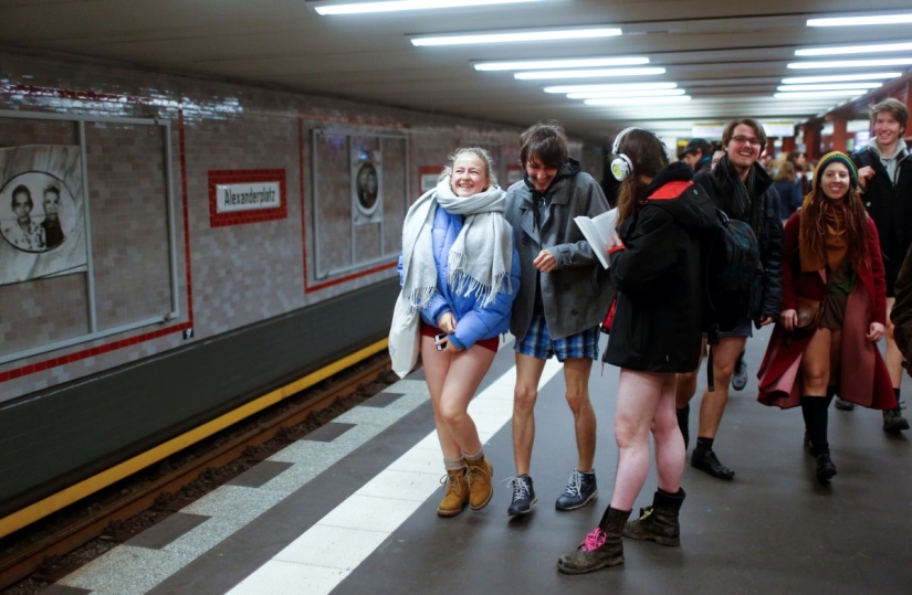 En el metro sin pantalones-2018: un flash mob global barrió el mundo En el metro sin pantalones-2018: un flash mob global barrió el mundo