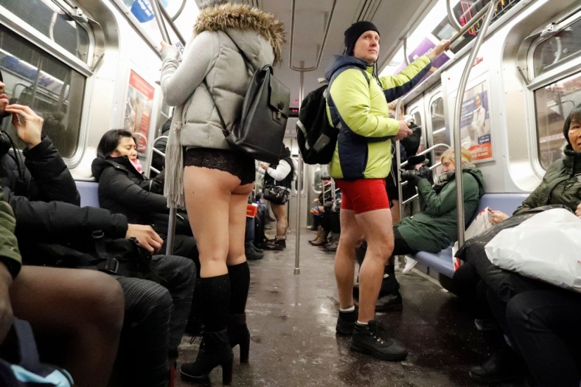 En el metro sin pantalones-2018: un flash mob global barrió el mundo En el metro sin pantalones-2018: un flash mob global barrió el mundo
