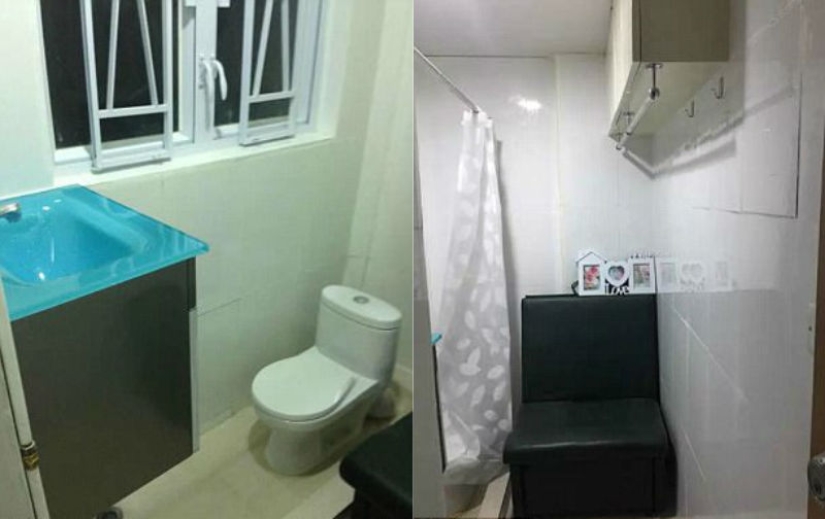En Hong Kong, alquilan un apartamento con un área de 4 metros cuadrados por 21 mil rublos al mes