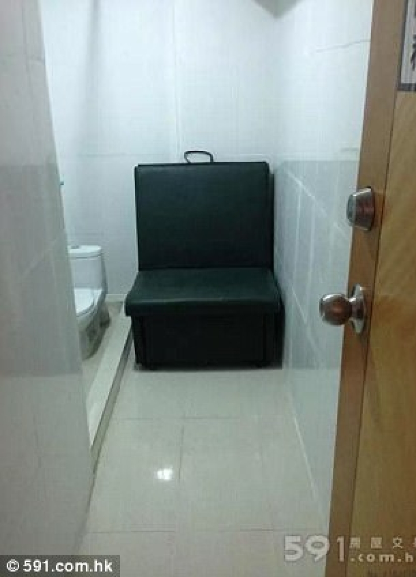 En Hong Kong, alquilan un apartamento con un área de 4 metros cuadrados por 21 mil rublos al mes