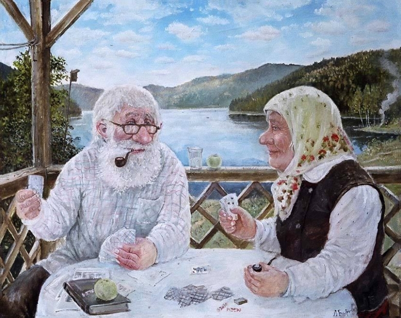 En invierno, quiero volar especialmente... Artista de los Urales Leonid Baranov