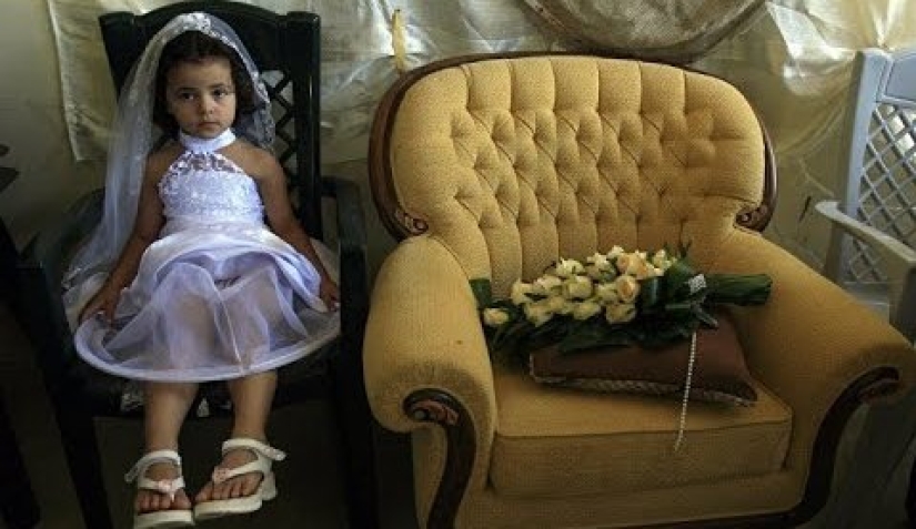 En Irán, las autoridades interrumpieron la boda de una novia de 9 años y un novio de 28