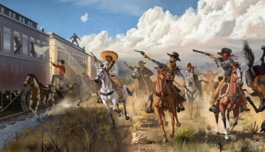 En los EE.UU., la tradición de robar trenes de correo se ha revivido