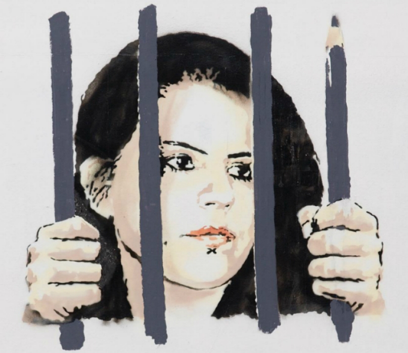 En su nuevo trabajo, Banksy apoyó a un artista de Turquía que fue a prisión por una ilustración "radical" En su nuevo trabajo, Banksy apoyó a un artista de Turquía que fue a prisión por una ilustración "radical"
