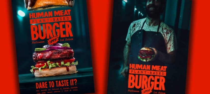 En Suecia, se ha preparado una hamburguesa vegana con sabor a carne humana